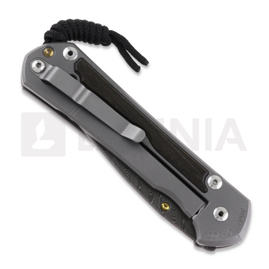 Chris Reeve Sebenza 31 foldekniv, large, oak damascus boomerang L31-1102