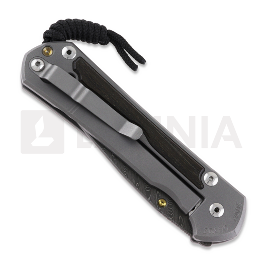 Chris Reeve Sebenza 31 sulankstomas peilis, large, oak damascus boomerang L31-1102