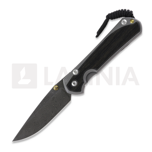 Chris Reeve Sebenza 31 kääntöveitsi, large, oak damascus raindrop L31-1106