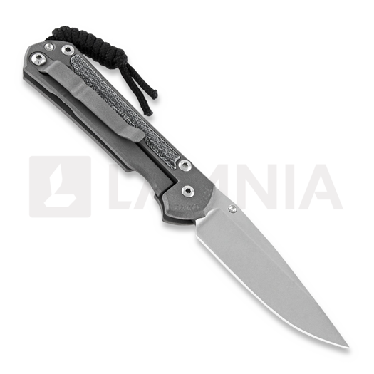 Chris Reeve Sebenza 31 folding knife, small, black micarta S31-1200