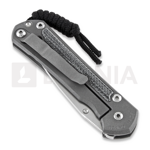 Chris Reeve Sebenza 31 sulankstomas peilis, small, black micarta S31-1200