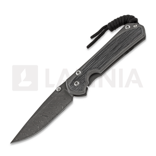 Складной нож Chris Reeve Sebenza 31, small, black micarta damascus boomeran S31-1202