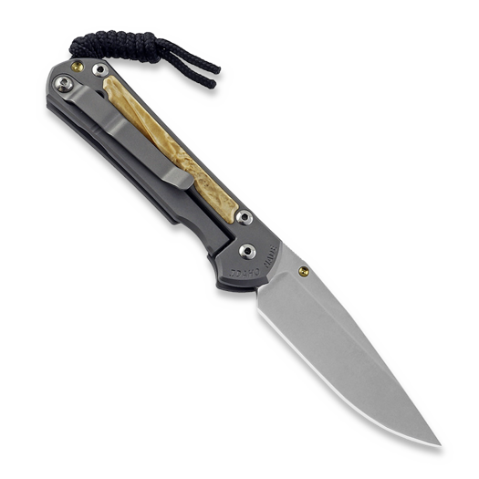 Chris Reeve Sebenza 31 folding knife, small, box elder S31-1108