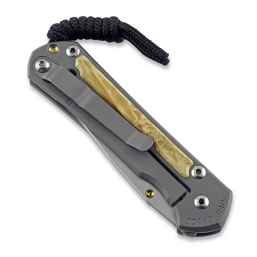 Chris Reeve Sebenza 31 folding knife, small, box elder S31-1108