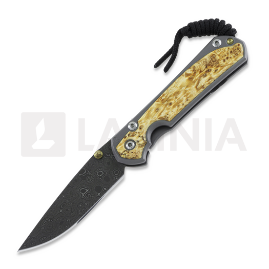 Chris Reeve Sebenza 31 סכין מתקפלת, small, box elder damascus raindrop S31-1114