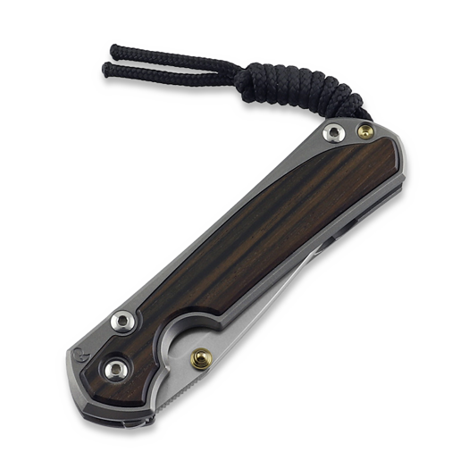 Chris Reeve Sebenza 31 folding knife, small, macassar ebony S31-1116