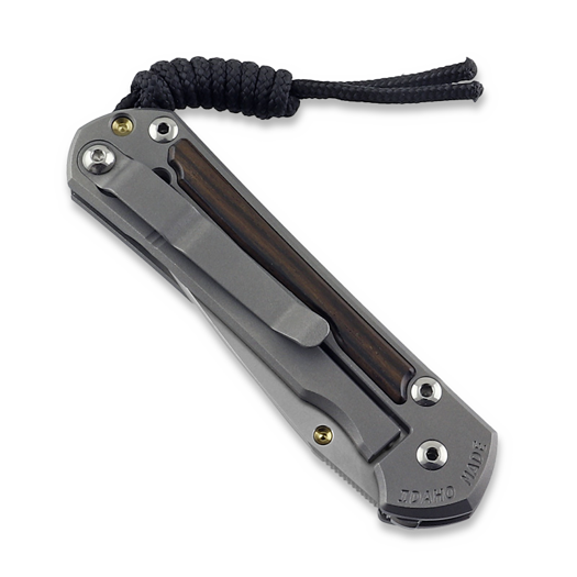 Chris Reeve Sebenza 31 folding knife, small, macassar ebony S31-1116