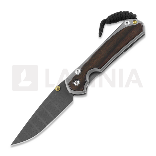 Chris Reeve Sebenza 31 sklopivi nož, small, macassar ebony damascus ladder S31-1120