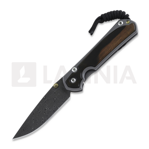 Nóż składany Chris Reeve Sebenza 31, small, macassar ebony damascus raindro S31-1122