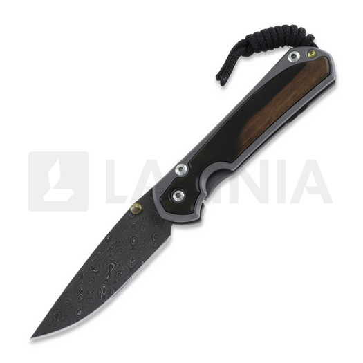 Chris Reeve Sebenza 31 kääntöveitsi, small, macassar ebony damascus raindro S31-1122