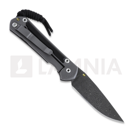 Coltello pieghevole Chris Reeve Sebenza 31, small, macassar ebony damascus raindro S31-1122