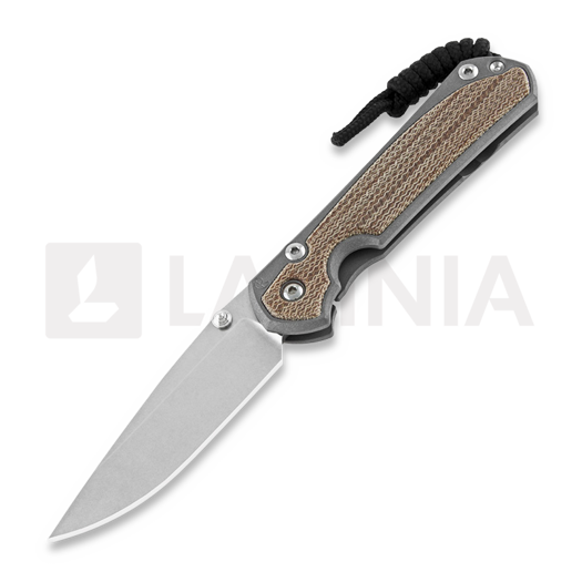 Chris Reeve Sebenza 31 folding knife, small, natural micarta S31-1212