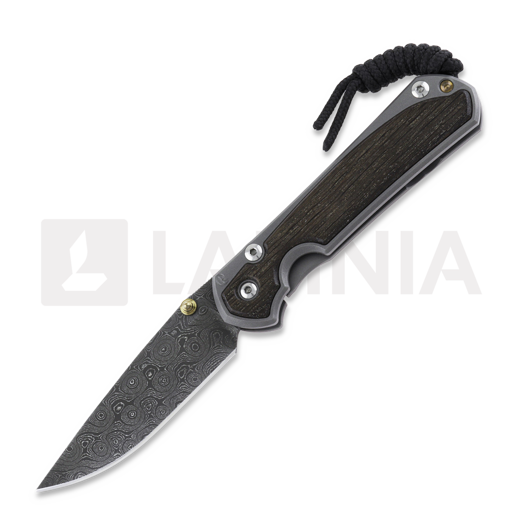 Chris Reeve Sebenza 31 fällkniv, small, oak damascus raindrop S31-1106