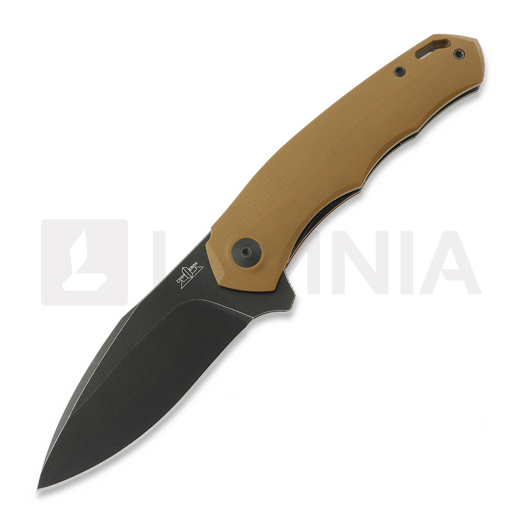 Nóż składany Cimmerian Knives C1 Blackwashed, coyote
