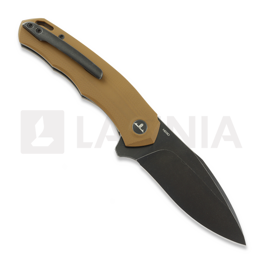Cimmerian Knives C1 Blackwashed fällkniv, coyote