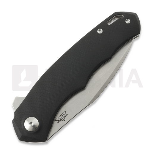 Cimmerian Knives C1 Stonewashed f&auml;llkniv, black