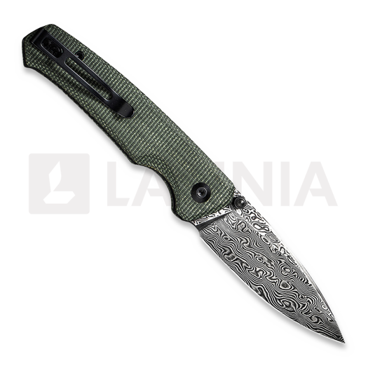 Navaja CIVIVI Altus Damasteel, green micarta C20076-DS1