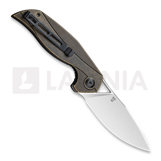 CIVIVI Anthropos folding knife, brass C903D