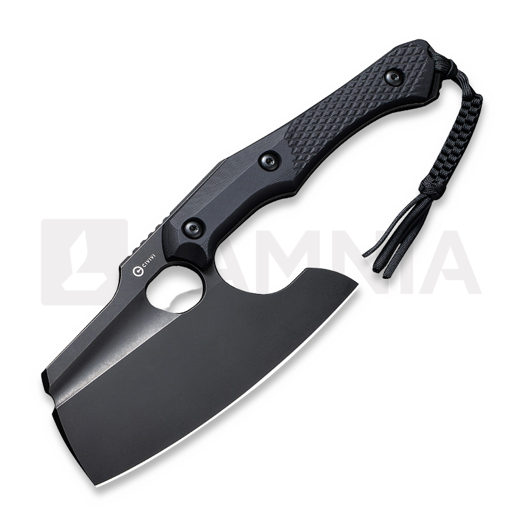 CIVIVI Aratra, Diamond Pattern Black G-10, Black SW C21041-1