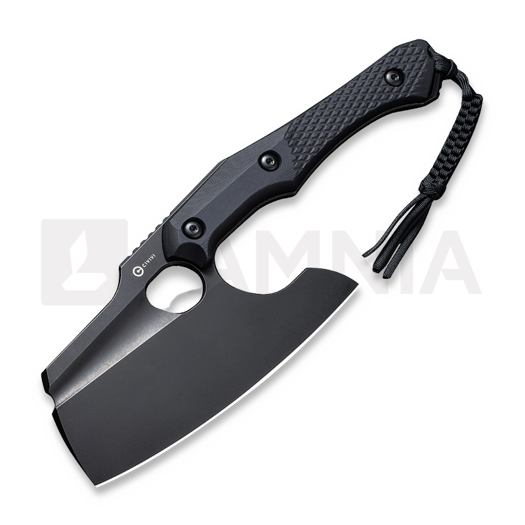 CIVIVI Aratra, Diamond Pattern Black G-10, Black SW C21041-1