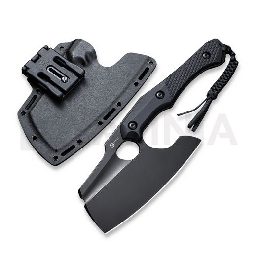 CIVIVI Aratra, Diamond Pattern Black G-10, Black SW C21041-1