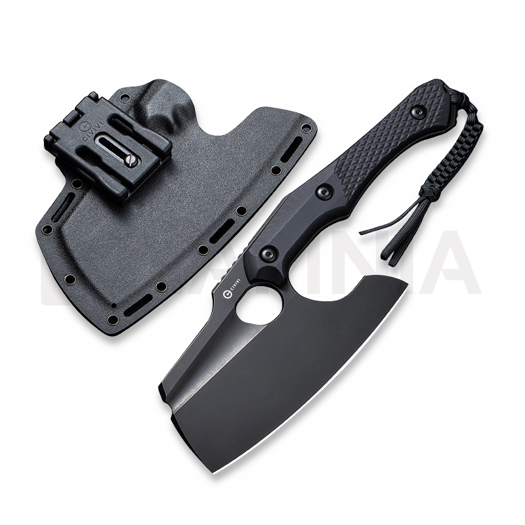 CIVIVI Aratra, Diamond Pattern Black G-10, Black SW C21041-1