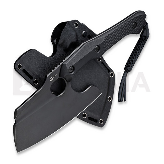 CIVIVI Aratra, Diamond Pattern Black G-10, Black SW C21041-1