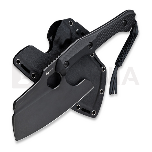 CIVIVI Aratra, Diamond Pattern Black G-10, Black SW C21041-1