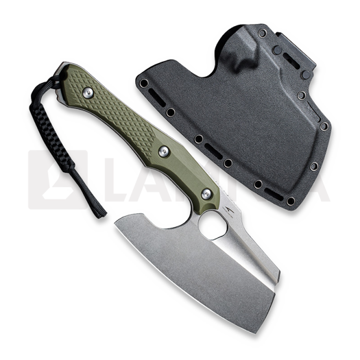 CIVIVI Aratra, Diamond Pattern OD Green G-10, Stonewash C21041-2
