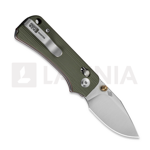 CIVIVI Baby Banter 2 TG, Milled Green/Red, Satin C24074-1