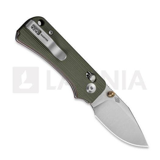 CIVIVI Baby Banter 2 TG, Milled Green/Red, Satin C24074-1