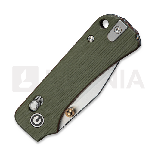 CIVIVI Baby Banter 2 TG, Milled Green/Red, Satin C24074-1