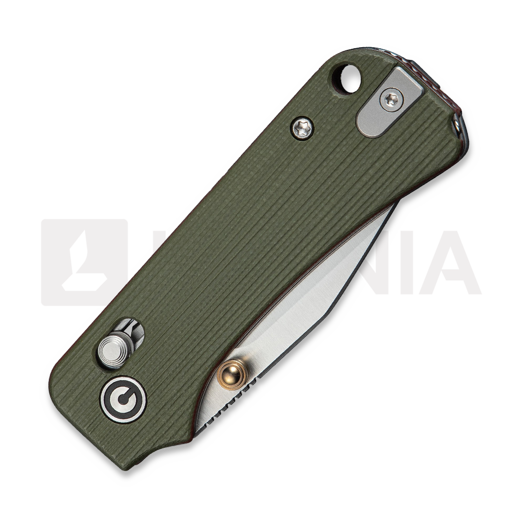CIVIVI Baby Banter 2 TG, Milled Green/Red, Satin C24074-1