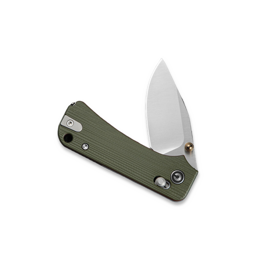 CIVIVI Baby Banter 2 TG, Milled Green/Red, Satin C24074-1