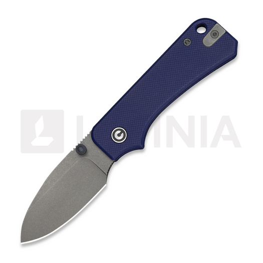 CIVIVI Baby Banter Slip Joint, Blue G-10, Gray Stonewash C25066A-1