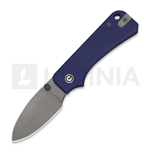 CIVIVI Baby Banter Slip Joint, Blue G-10, Gray Stonewash C25066A-1