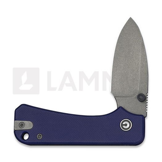 CIVIVI Baby Banter Slip Joint, Blue G-10, Gray Stonewash C25066A-1