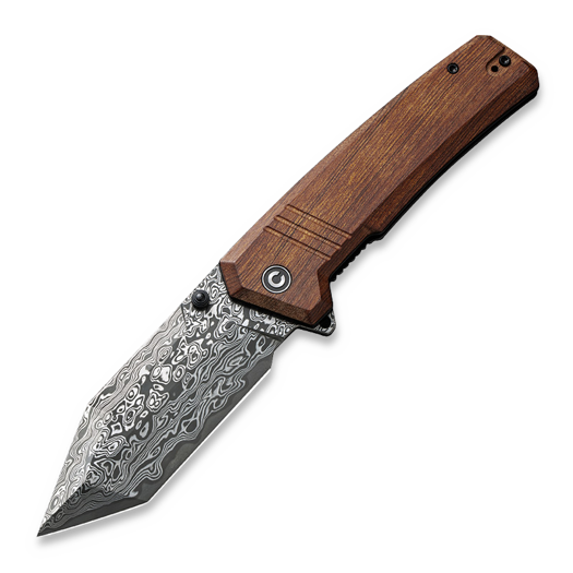 CIVIVI Bhaltair Damascus, Guibourtia C23024-DS1