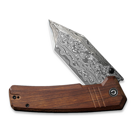 CIVIVI Bhaltair Damascus, Guibourtia C23024-DS1