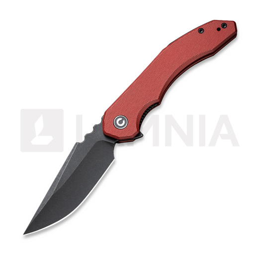 CIVIVI Bluetick, Burgundy G-10, Black Stonewash C23050-2