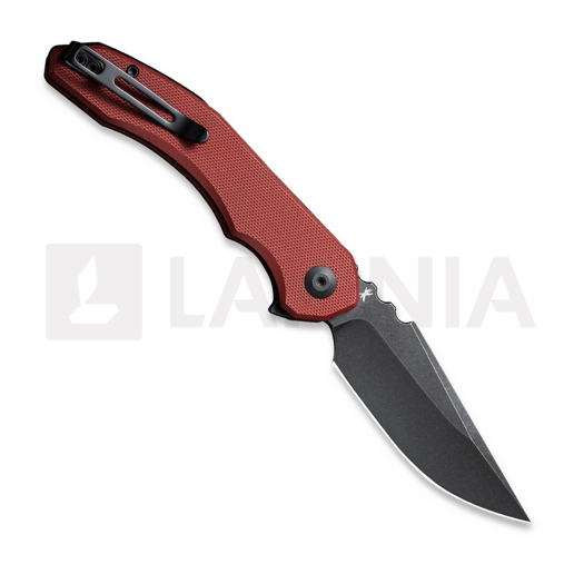 CIVIVI Bluetick, Burgundy G-10, Black Stonewash C23050-2