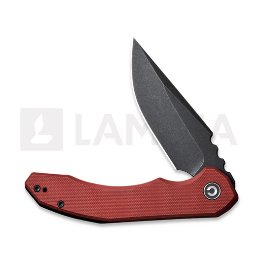 CIVIVI Bluetick, Burgundy G-10, Black Stonewash C23050-2