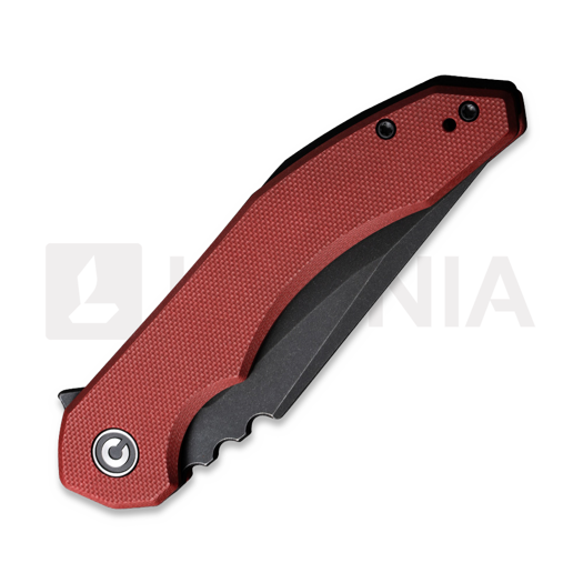 CIVIVI Bluetick, Burgundy G-10, Black Stonewash C23050-2