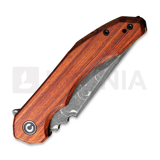 CIVIVI Bluetick Damascus, Guibourtia C23050-DS1