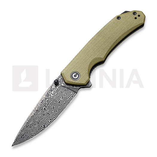 CIVIVI Brazen Damascus sulankstomas peilis C2102DS