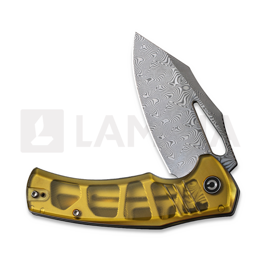 CIVIVI BullTusk Damascus, Polished Ultem C23017-DS1