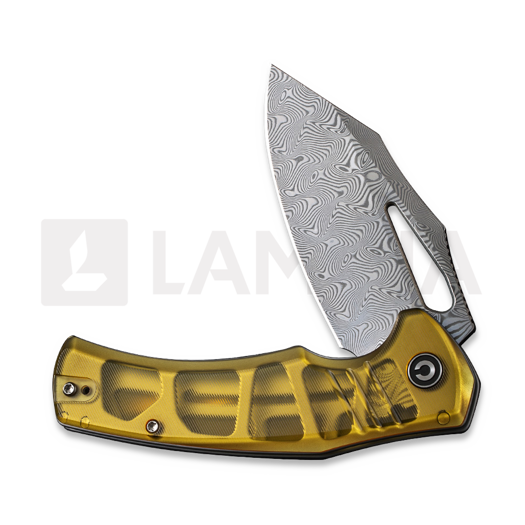 CIVIVI BullTusk Damascus, Polished Ultem C23017-DS1