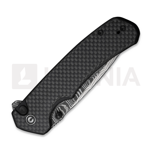 Складной нож CIVIVI Button Lock Brazen Damascus, Twill Carbon Fiber C19059C-DS1