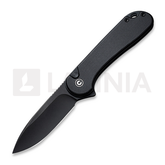 CIVIVI Button Lock Elementum II folding knife, black C18062P-1