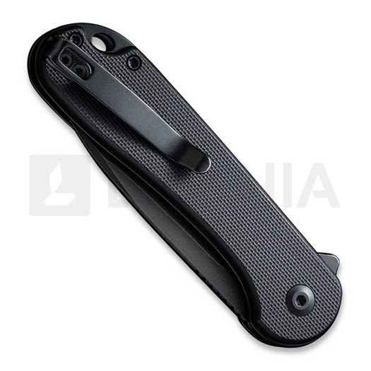 CIVIVI Button Lock Elementum II סכין מתקפלת, שחור C18062P-1